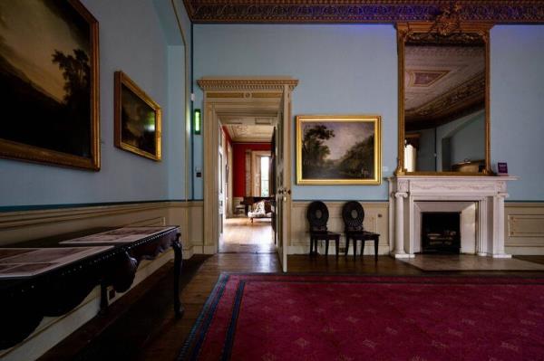 The ballroom in Fota House.