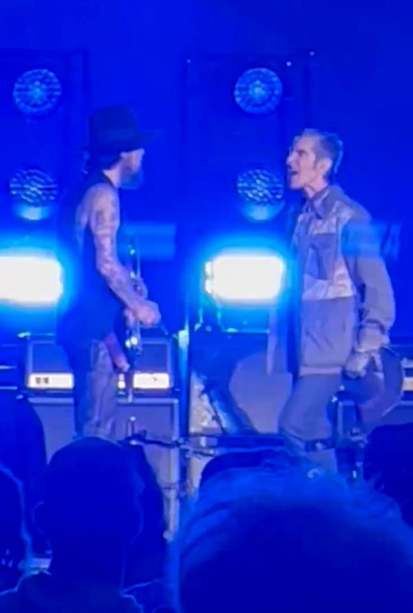 Jane's Addiction apologized to their fans for abruptly ending their show early on Friday following an on-stage scuffle between fro<em></em>ntman Perry Farrell and guitarist Dave Navarro.