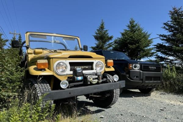 2024 Toyota Land Cruiser & 1977 Toyota Land Cruiser