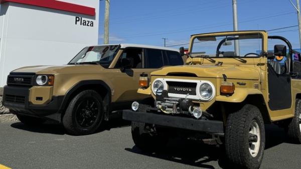 2024 Toyota Land Cruiser & 1977 Toyota Land Cruiser